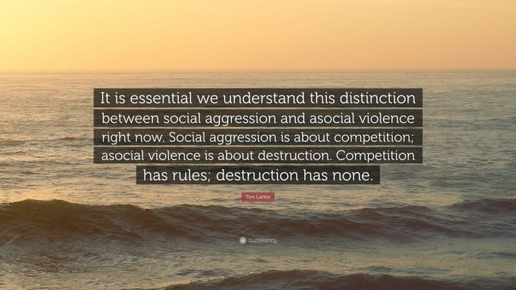 Social versus A-Social Violence