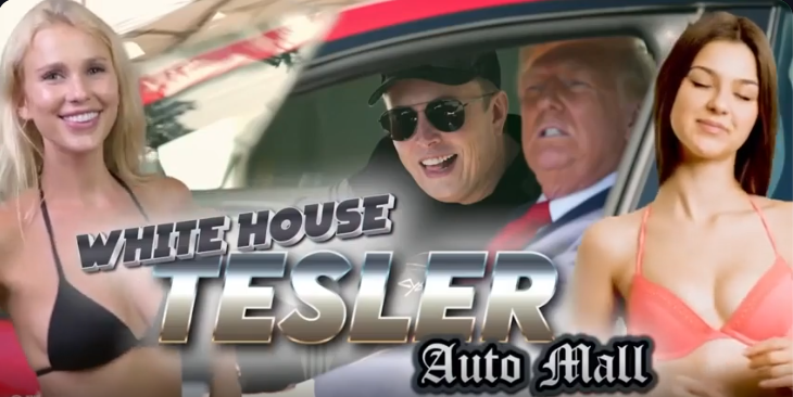 Come on down to the White House Tesla Auto Mall!