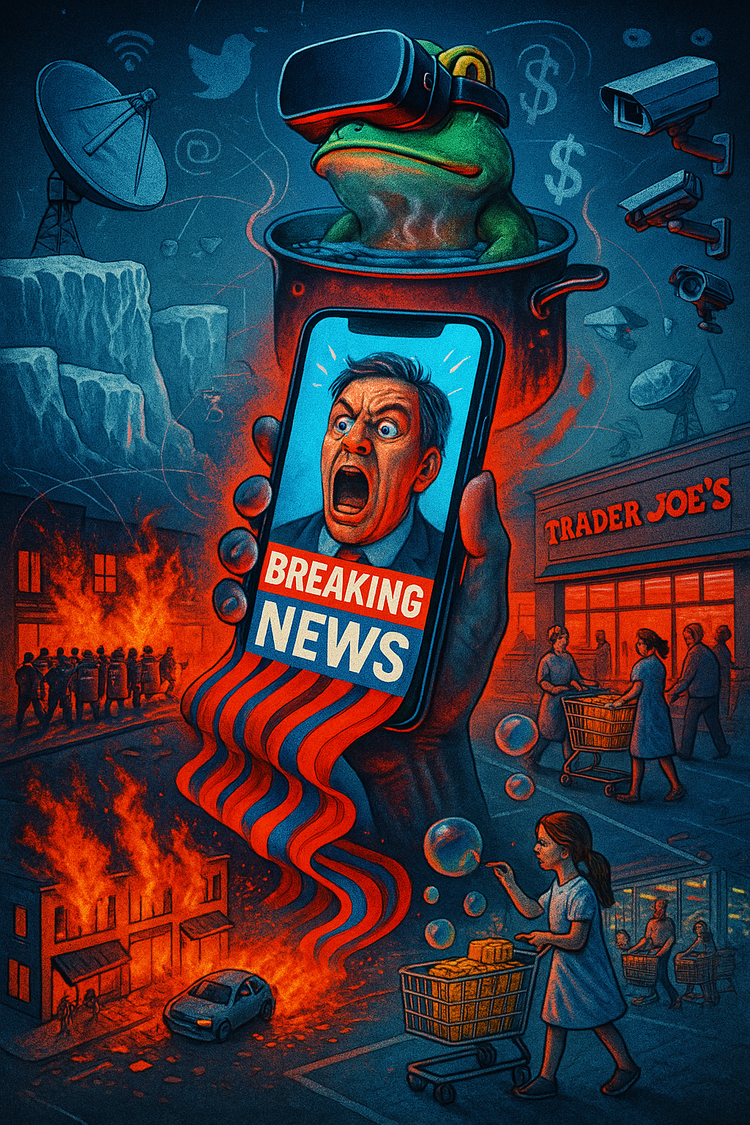 A Manufactured Crisis explained - When Every Siren Screams, Nothing Hurts: Why Disaster Fatigue Is Capitalism’s Most Profitable Drug
