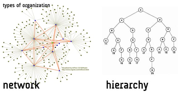 Networks versus Hierarchies