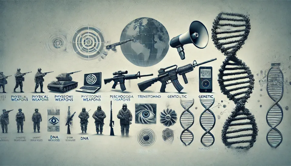 Meta-Warfare: The Evolution from Firearms to Propaganda and the Transition from Nuclear Weapons to DNA-Based Bioweapons